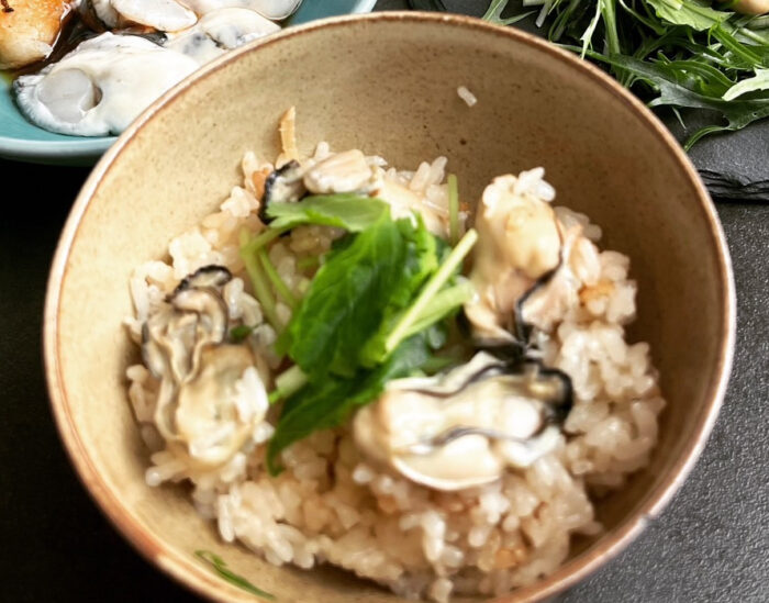 牡蠣の炊き込みご飯
